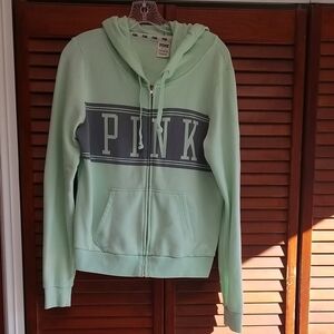 PINK Victoria's Secret Mint Green Sweatshirt Size Large